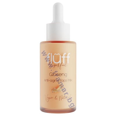 ПОДМЛАДЯВАЩО МЛЯКО ЗА ЛИЦЕ С ЕКСТРАКТ ОТ ЖЕН-ШЕН 40 мл FLUFF