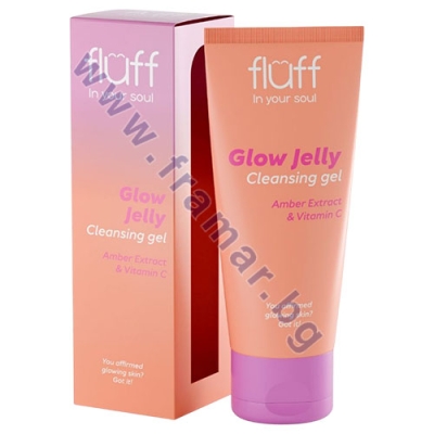ПОЧИСТВАЩ ГЕЛ ЗА ЛИЦЕ С ЕКСТРАКТ ОТ КЕХЛИБАР И ВИТАМИН C 100 мл FLUFF