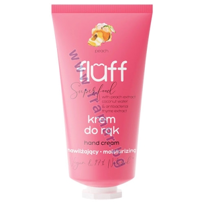 ХИДРАТИРАЩ КРЕМ ЗА РЪЦЕ С АРОМАТ НА ПРАСКОВА 50 мл FLUFF