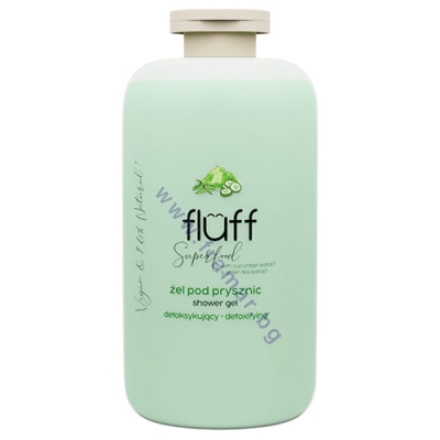 ДУШ ГЕЛ С АРОМАТ НА КРАСТАВИЦА И ЗЕЛЕН ЧАЙ 500 мл FLUFF