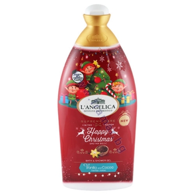 Л'АНДЖЕЛИКА ДУШ ГЕЛ И ПЯНА ВАНИЛИЯ И КАКАО 500 мл