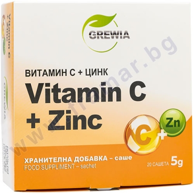 ГРЕВИЯ ВИТАМИН C + ЦИНК саше * 20