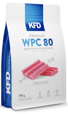 КФД НУТРИШЪН ПРЕМИУМ СУРОВАТЪЧЕН ПРОТЕИН WPC80 700 гр.