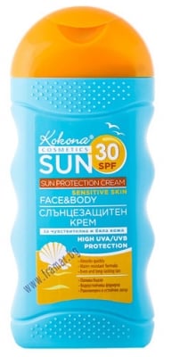 КОКОНА СЛЪНЦЕЗАЩИТЕН КРЕМ ЗА ЛИЦЕ И ТЯЛО SPF30 150 мл.