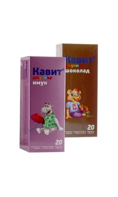 ПРОМО КАВИТ ДЖУНИЪР дъвчащи таблетки