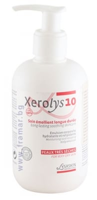 ЛИЗАСКИН КСЕРОЛИС 10 ЕМУЛСИЯ ЗА ТЯЛО ПРИ МНОГО СУХА КОЖА 200 мл