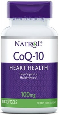 НАТРОЛ CO Q10 капсули 100 мг * 60
