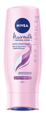 НИВЕА БАЛСАМ МЛЯКО ЗА КОСА ЗА БЛЯСЪК 200 мл.