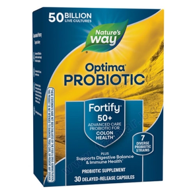 ФОРТИФАЙ ОПТИМА ПРОБИОТИК 50+ 50 млрд., 7 щама капсули * 30 NATURE'S WAY
