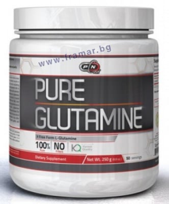 ПЮР НУТРИШЪН 100% ГЛУТАМИН прах 250 гр.