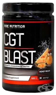 ПЮР НУТРИШЪН КРЕАТИН , ГЛУТАМИН И ТАУРИН 600 гр.