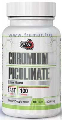 ПЮР НУТРИШЪН ХРОМ ПИКОЛИНАТ капсули 200 мкг. * 100