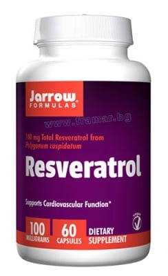 ДЖАРОУ ФОРМУЛАС РЕСВЕРАТРОЛ капсули 100 мг * 60