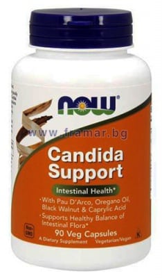 НАУ ФУДС КАНДИДА СЪПОРТ капс. * 90