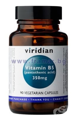 ВИТАМИН Б5 капсули 350 мг * 90 VIRIDIAN