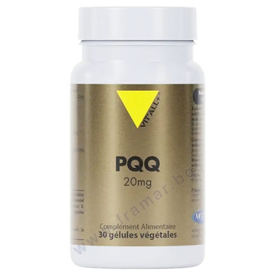 PQQ ПИРОЛОХИНОЛИН ХИНОН капсули 20 мг * 30 VIT`ALL+
