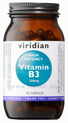ВИТАМИН Б 3 капсули 250 мг * 90 VIRIDIAN