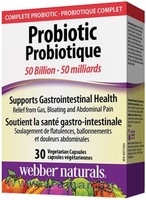 ПРОБИОТИК 50 млрд активни пробиотици/10 щама капсули * 30 УЕБЪР НАТУРАЛС