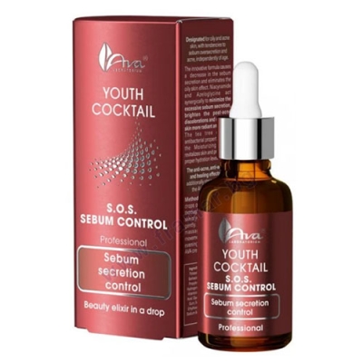 АВА YOUTH COCKTAIL СЕБУМ РЕГУЛИРАЩ СЕРУМ С АЛОЕ И ЧАЕНО ДЪРВО 30 мл