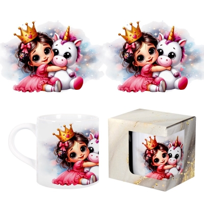 Детска чаша "Еднорог" в кутия /150 милилитра/