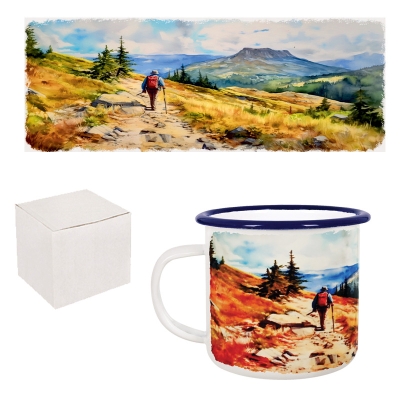 Ретро емайлирано канче "Планинар" /300 милилитра/