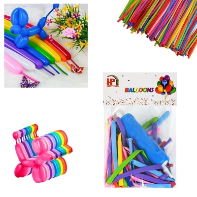 Моделиращи "Класик" балони с помпа /20 броя/