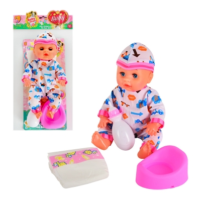 Пишкащо бебе с аксесоари