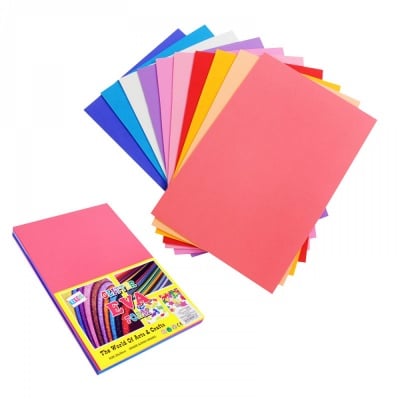 Цветни листи за декорация EVA материал