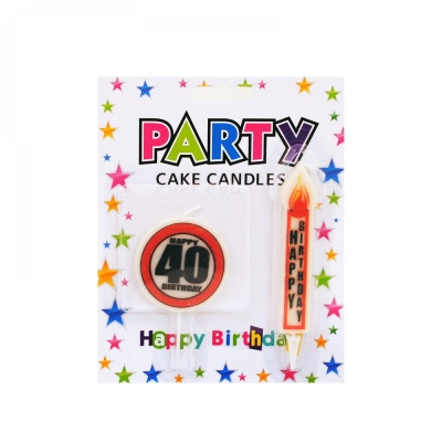 Юбилейни свещи &quot;HAPPY BIRTHDAY&quot;