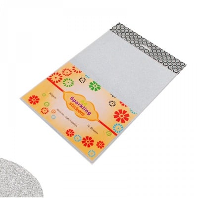 Брокатени стикерни листи А4 /сребристи/