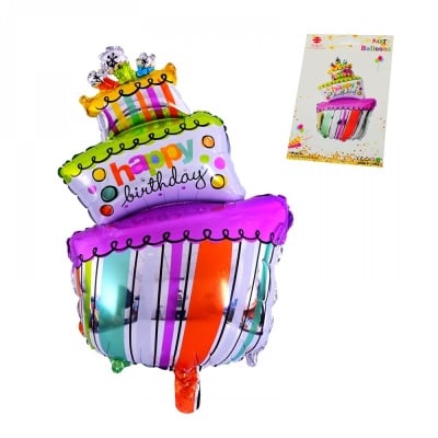 Балон - Торта &quot;Happy Birthday&quot; /фолио/