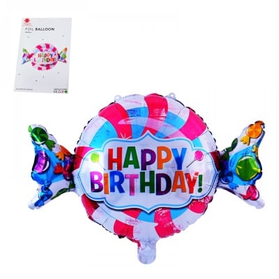 Балон бонбон &quot;Happy Birthday&quot; /фолио/
