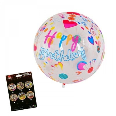 Балони "Happy Byrthday' /материал OPP/