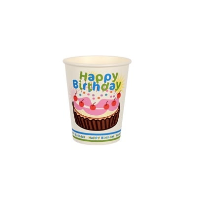 Парти чашки "Happy Birthday" /20 броя в опаковка/