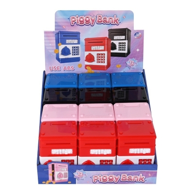 Касичка - Сейф - механична /12 броя в дисплей микс/