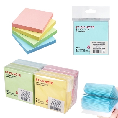 Самозалепващи се листчета - 100 броя /12 опаковки в стек/