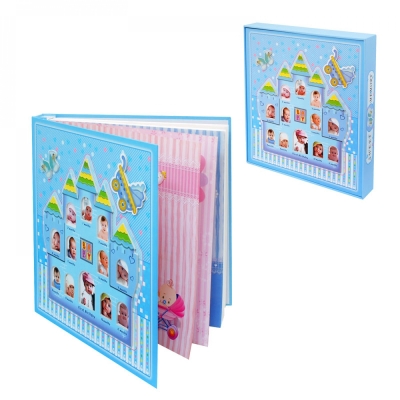 Фотоалбум БЕБЕ в кутия /син/