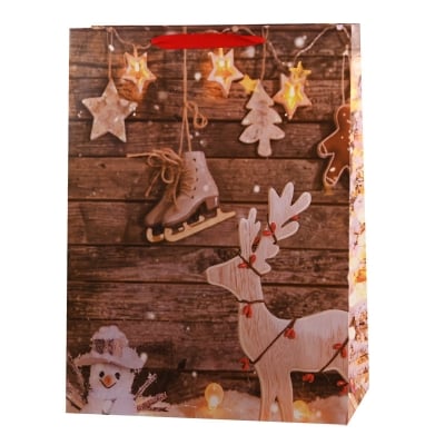 Коледна подаръчна торбичка