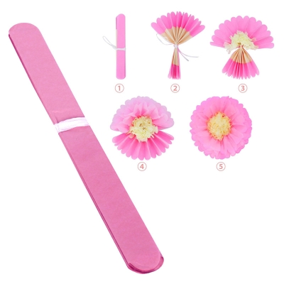 Парти украса "Цвете" /тишу хартия/