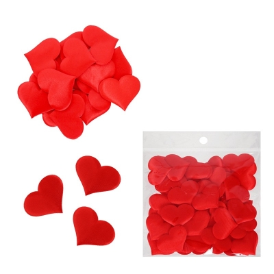 Сърца за декорация /50 броя текстил/