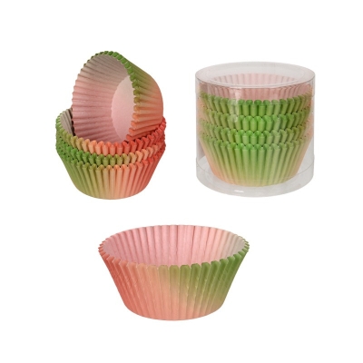 Хартиени форми за мъфини в ПВЦ /100 броя/