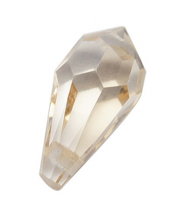Мънисто Чешки кристал капка 5.5x11 мм цвят дупка 0.4 мм цвят -2 броя