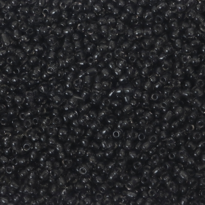 Мъниста стъклена 4 мм прозрачна лазур -50 грама