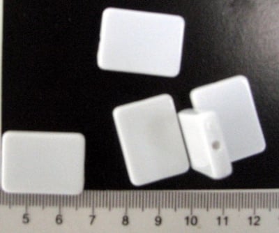 Плочка 24x18 мм бяла -20 грама