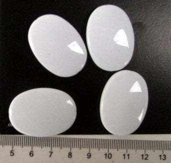 Цилиндър овал 35x25 мм бяла -20 грама