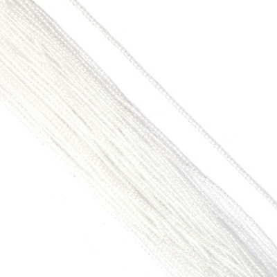 Наниз от кристални мъниста топче 2 мм дупка 1 мм ситен фасет цвят бял прозрачен ~180 броя