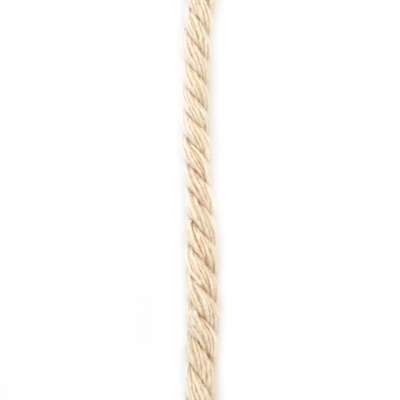 Памучен шнур за декорация 5 мм -10 метра