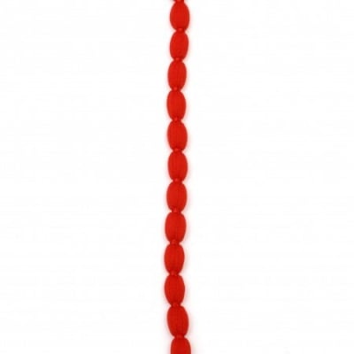 Шнур полиестер 10 мм червен -5 метра