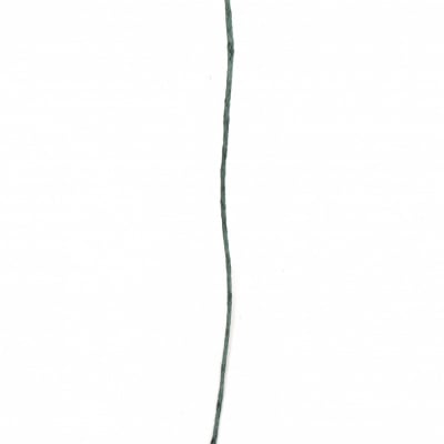 Шнур памук колосан 1 мм зелен тъмен ~76 метра