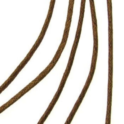 Шнур памук колосан 2 мм кафяв ~86 метра